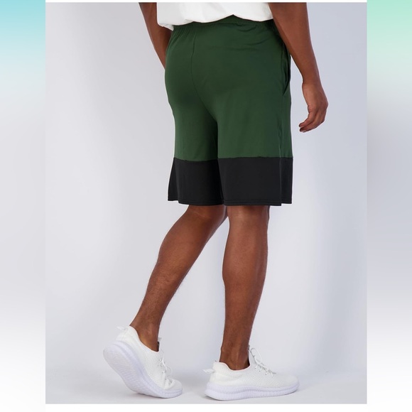 Real Essentials 5 Pack: Men's Dry-Fit Sweat Resistant Active Athletic Shorts - Picture 3 of 6